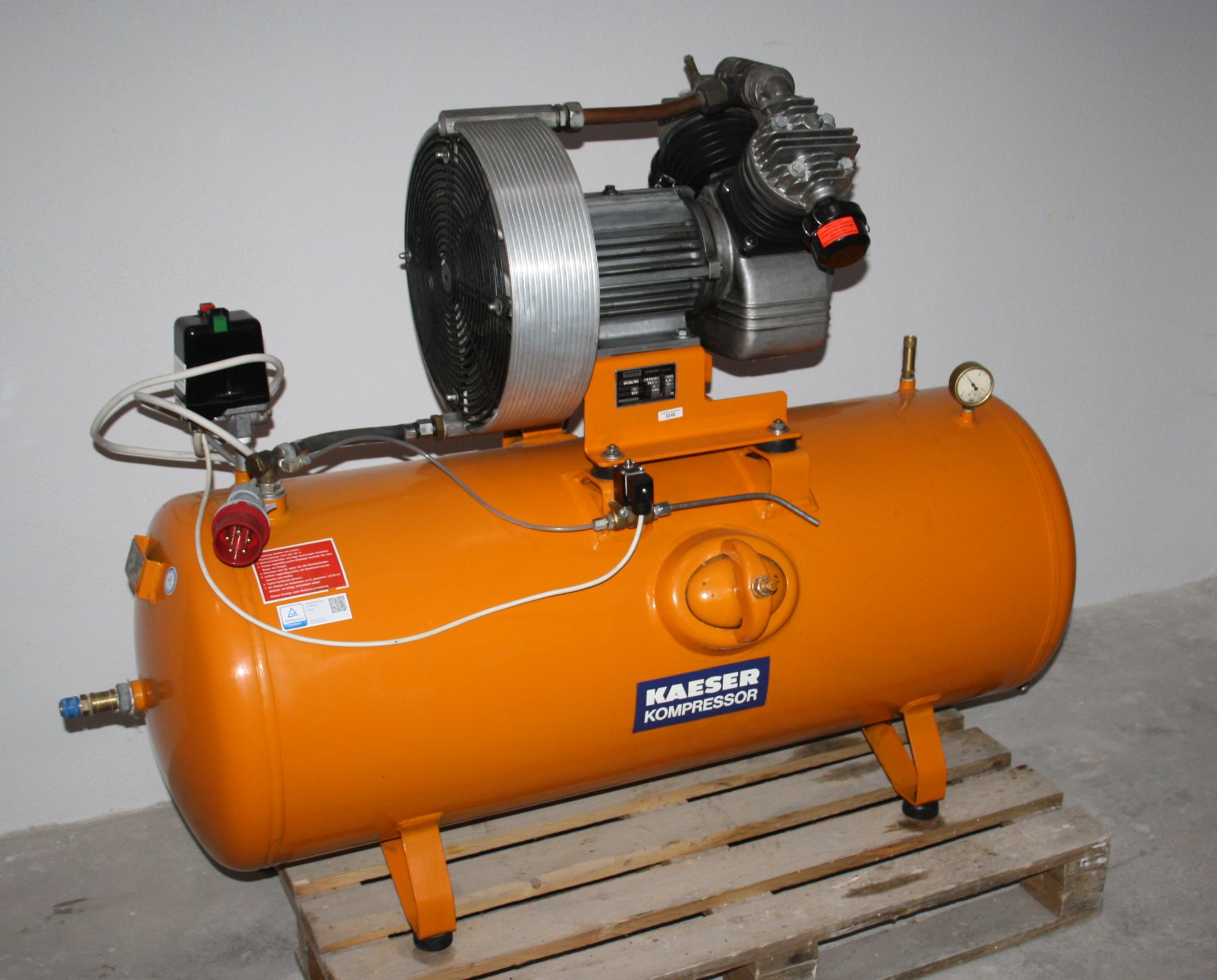 Kondensator 25µF Für KAESER Kompressor MINI Economy - Alu Gehäuse